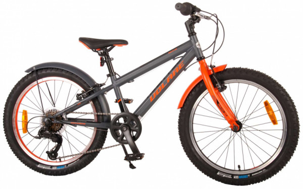 Rocky 20 Zoll 27 cm Jungen 6G Felgenbremse Grau/Orange