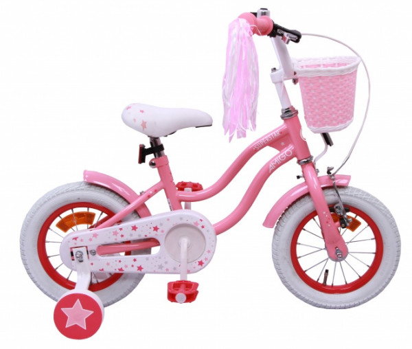 Superstar 12 Zoll 20 cm Mädchen Rücktrittbremse Rosa