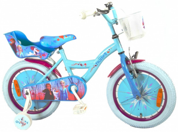 Disney Frozen 16 Zoll 25,4 cm Mädchen Rücktrittbremse Blau