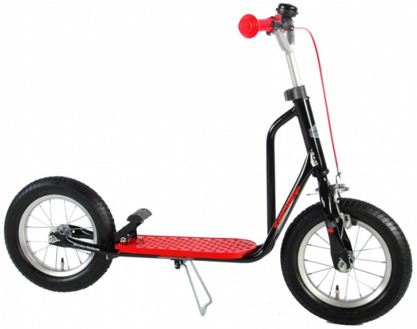 Autoped 12 Zoll Junior Fußbremse Schwarz/Rot