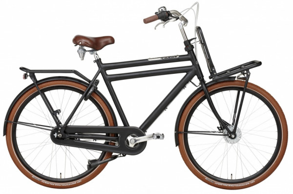 Daily Dutch Prestige 28 Zoll 57 cm Herren 7G Rollerbrakes Mattschwarz