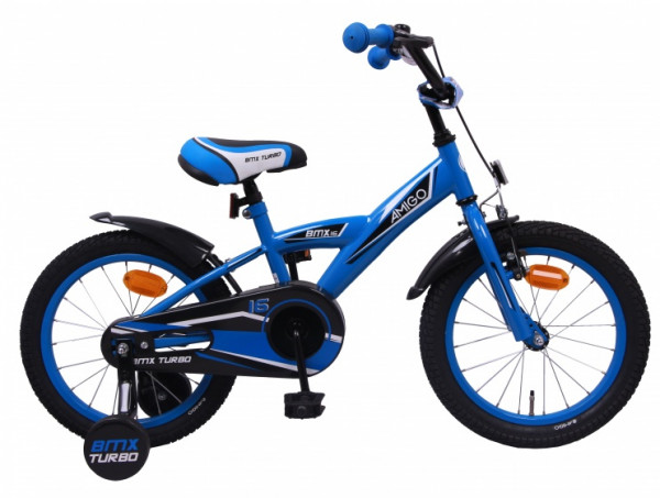 BMX Turbo 16 Zoll 23 cm Jungen Rücktrittbremse Blau