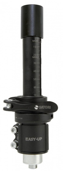 Easy Up Höhenadapter 25,4 / 205 / 28,6 mm matt schwarz