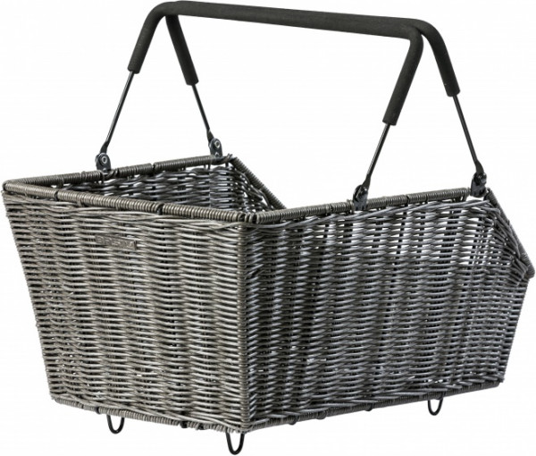 fahrradkorb hinten Cento-Rattan 22 Liter braun - 11235