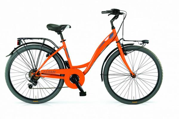 Agora 26 Zoll 43 cm Damen 6G Felgenbremse Orange