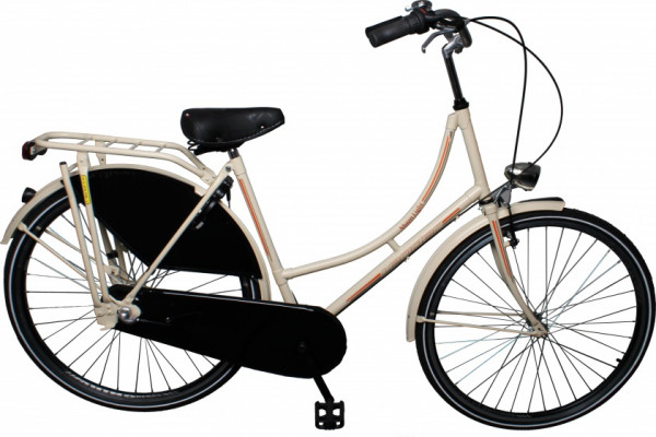 City Retro 28 Zoll 53 cm Damen 3G Rücktrittbremse Elfenbeinweiß