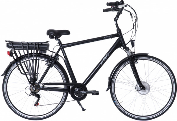 E-Active 28 Zoll 56 cm Herren 7G Felgenbremse Mattschwarz