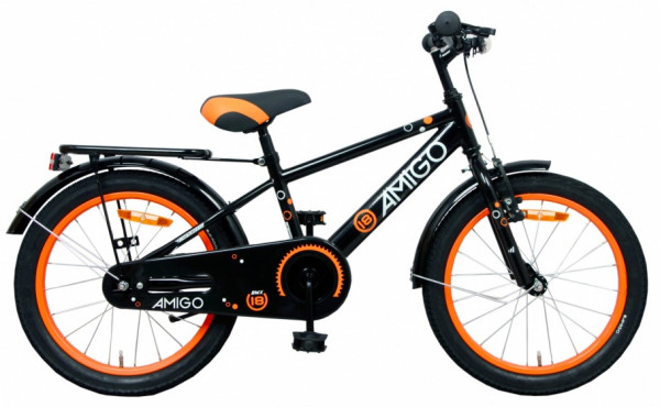 Sports 18 Zoll 26 cm Jungen Rücktrittbremse Schwarz