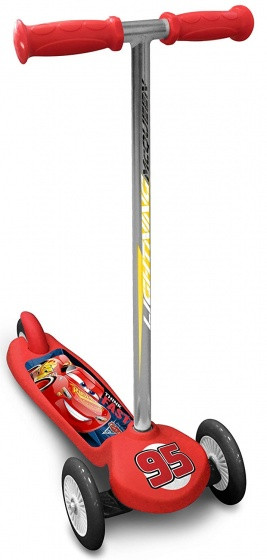 Cars 3 3-wiel kinderstep Junior Fußbremse Rot