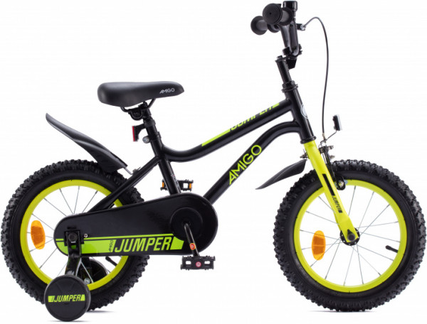 Jumper 12 Zoll 20 cm Jungen Rücktrittbremse Schwarz/Gelb