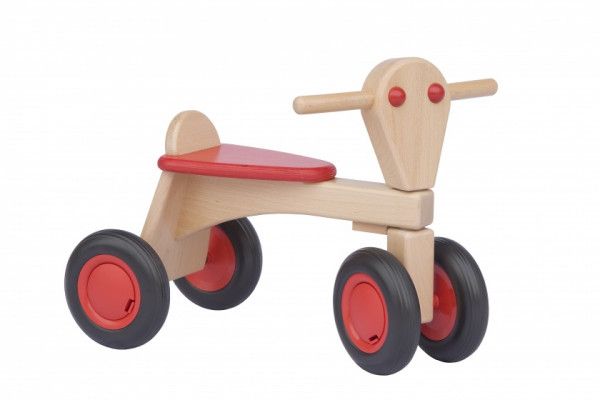 houten loopfiets Junior Rot