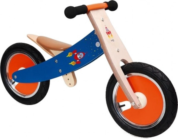 Balance Bike 12 Zoll Junior Rot/Blau