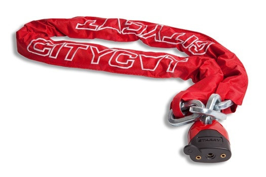 Chainlock Citycat mit Nylonüberzug 1500 x 12,5 mm rot