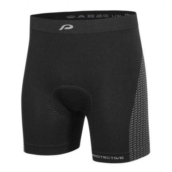 fahrradshorts P-Beyond Männer Polyamid schwarz Größe L/XL