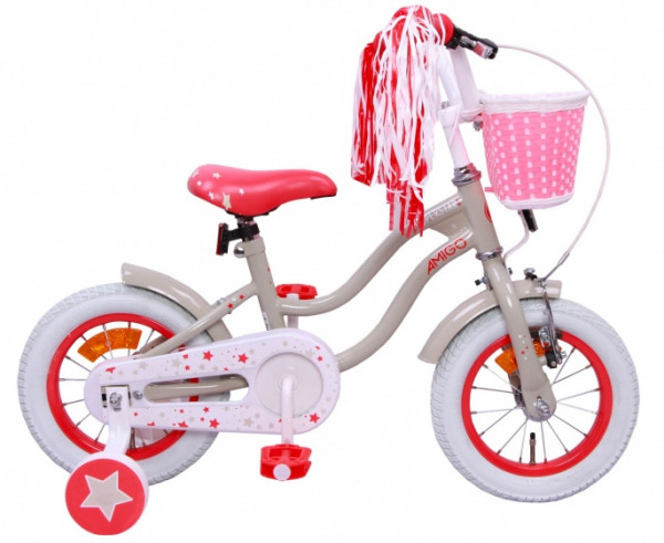 Superstar 12 Zoll 20 cm Mädchen Rücktrittbremse Creme