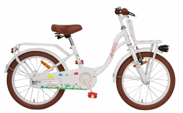 Spring 18 Zoll 26 cm Mädchen Rücktrittbremse Weiß