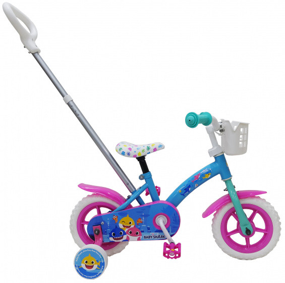 Baby Shark 10 Zoll 18 cm Mädchen Über Treppen Blau/Rosa
