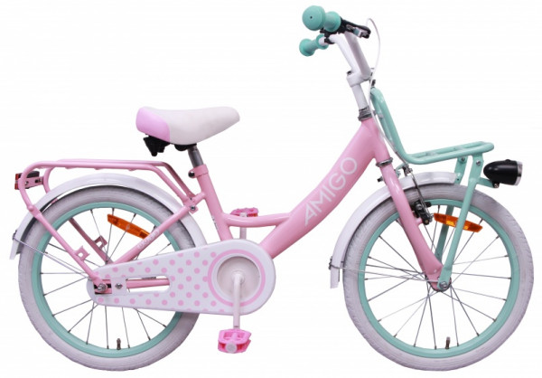 Dots 20 Zoll 28 cm Mädchen Rücktrittbremse Rosa