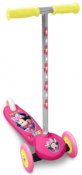Minnie Mouse 3-wiel kinderstep Mädchen Fußbremse Rosa/Silber