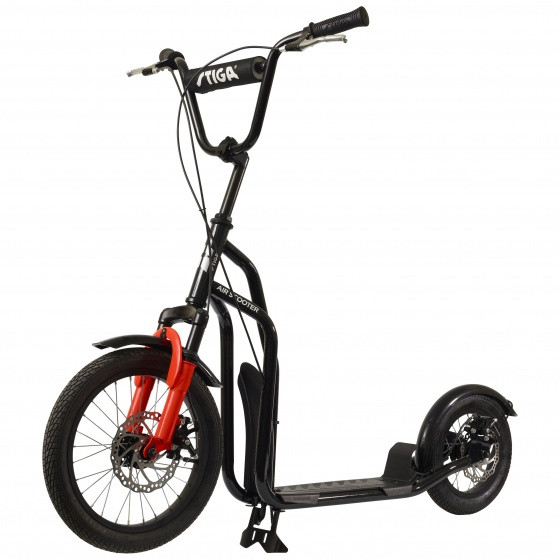 Air step 16 Zoll Junior Scheibenbremse Schwarz