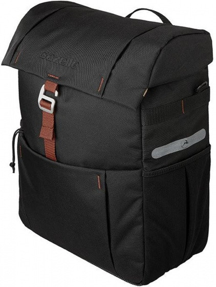 packsack 18,5 Liter schwarz/braun