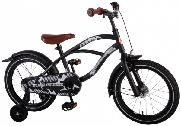 Black Cruiser 16 Zoll 25,4 cm Jungen Rücktrittbremse Schwarz