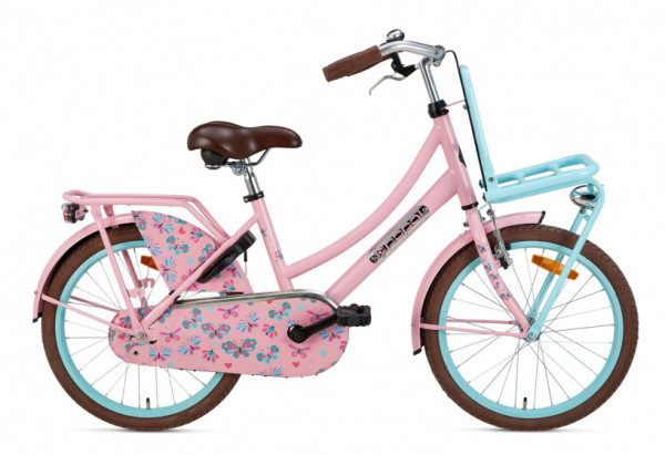 Daily Dutch Basic 22 Zoll 36 cm Mädchen Rücktrittbremse Rosa/Hellblau