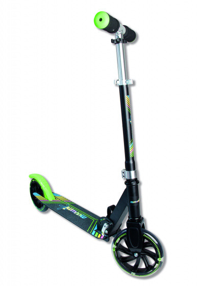 stuntstep Junior Fußbremse Schwarz/Multicolor
