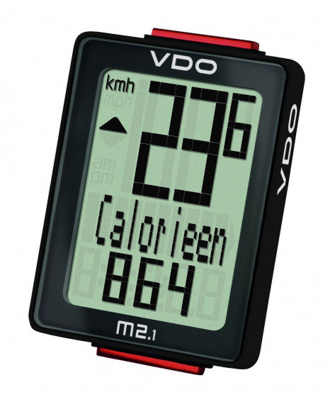 fahrradcomputer M2.1 WLanalog schwarz 10 Funktionen