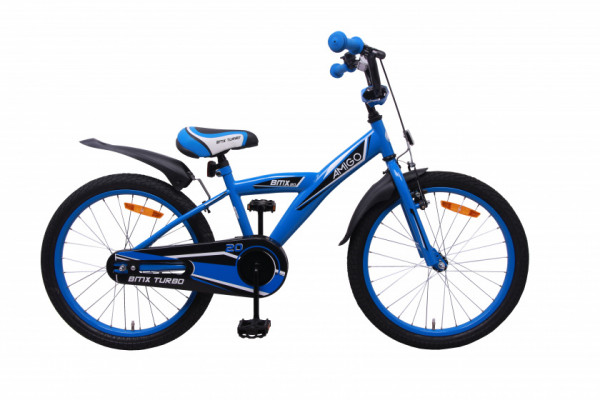 BMX Turbo 20 Zoll 29 cm Jungen Rücktrittbremse Blau