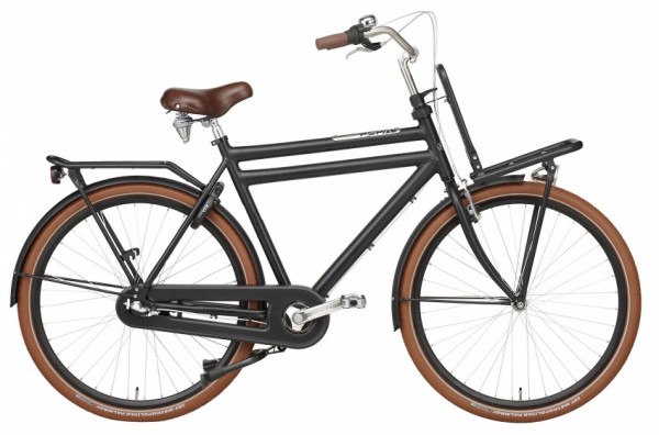 Daily Dutch Prestige 28 Zoll 50 cm Herren 3G Rücktrittbremse Mattschwarz