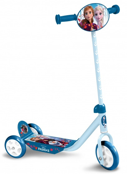 Frozen 3-wiel kinderstep Mädchen Fußbremse Blau/Hellblau
