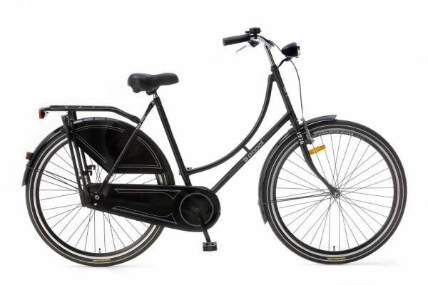 Basic 28 Zoll 57 cm Damen Rücktrittbremse Schwarz