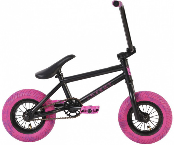 Mini BMX 10 Zoll 11 cm Junior Felgenbremse Schwarz/Rosa