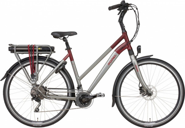E-Volution 14.0 28 Zoll 53 cm Damen 20G Hydraulisch Scheibenbremse Grau/Rot