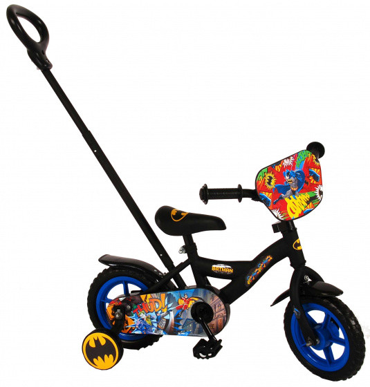 kinderfiets Batman 10 Zoll 18 cm Jungen Über Treppen Schwarz
