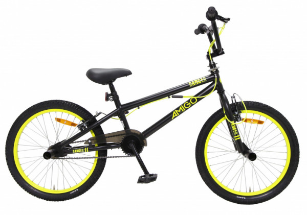 Danger 20 Zoll 26 cm Unisex Felgenbremse Schwarz/Gelb