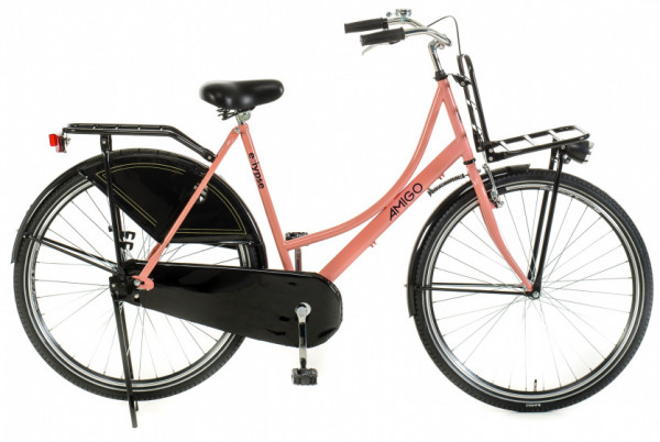 Eclypse 28 Zoll 56 cm Damen Rücktrittbremse Rosa/Schwarz