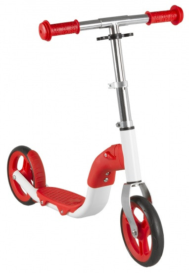 Loopfiets en Step 2in1 Junior Fußbremse Rot/Weiß