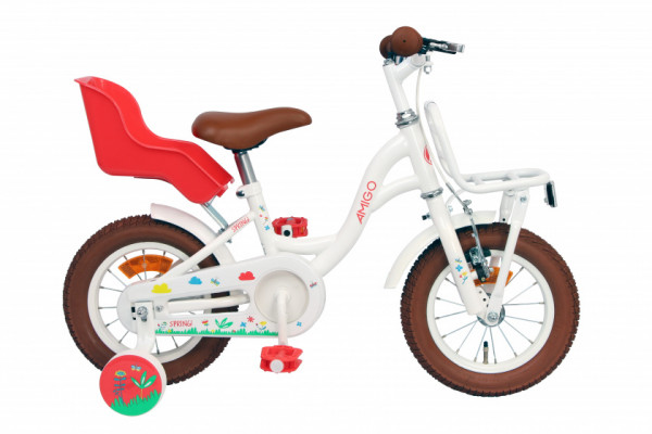 Spring 12 Zoll 20 cm Mädchen Rücktrittbremse Weiß