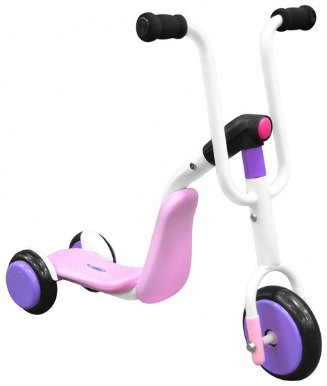 2-in-1 Tri-scooter step Mädchen Freilauf Rosa/Violett