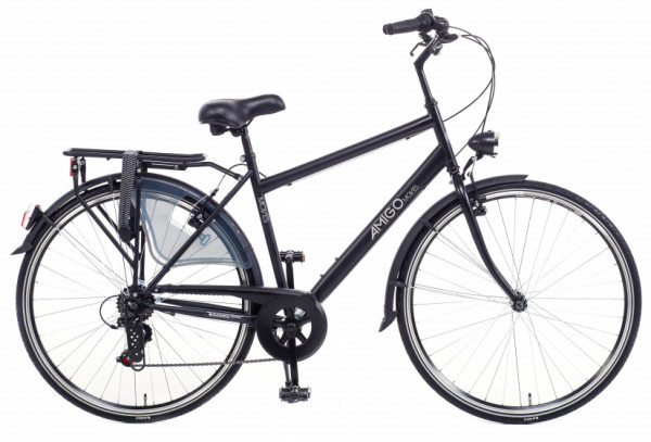Moves 28 Zoll 50 cm Herren 6G Felgenbremse Mattschwarz