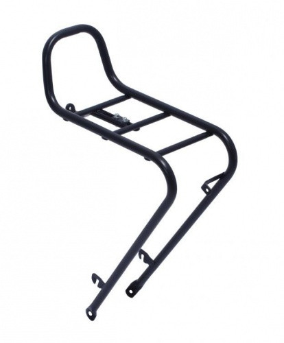 frontgepäckträger Flow 28 Zoll Stahl schwarz 2-teilig