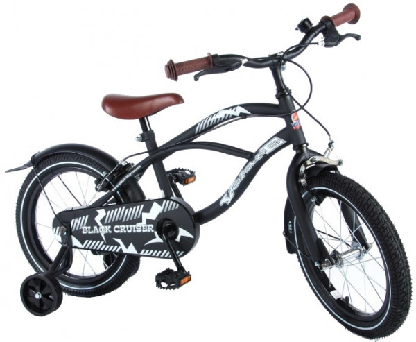 Black Cruiser 16 Zoll 25,4 cm Jungen Felgenbremse Schwarz