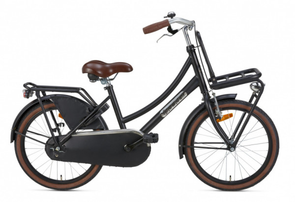 Daily Dutch Basic 20 Zoll 32 cm Mädchen Rücktrittbremse Schwarz