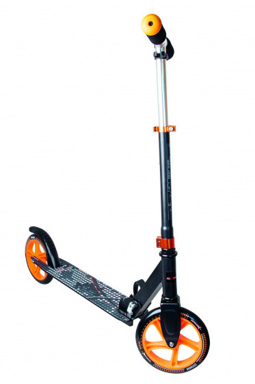 stuntstep Junior Fußbremse Grau/Orange