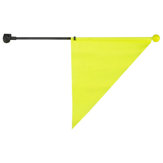 sicherheitsflagge 38 cm gelb