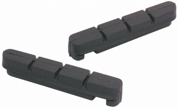 remblokrubbers V-Bremse 55 x 12 mm schwarz 2 Stück