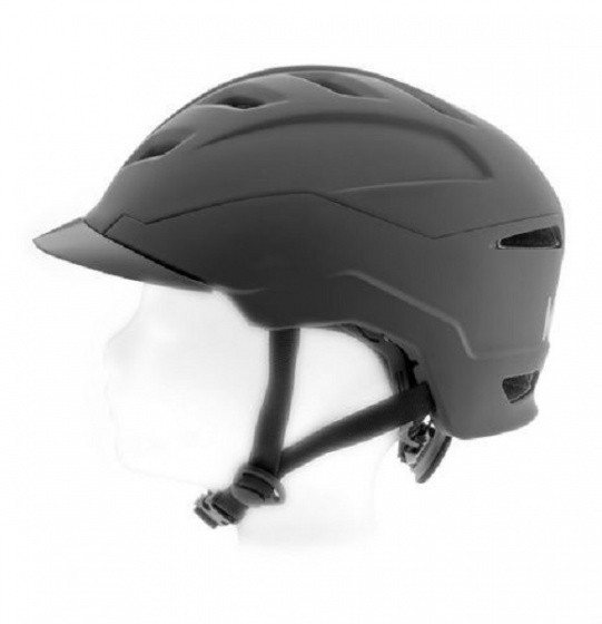 fahrradhelm Hi-speedunisex matt schwarz Größe 55-58