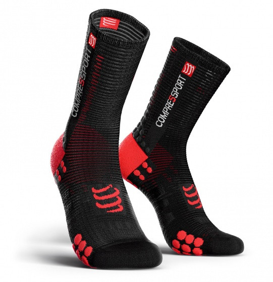 Pro Racing V3.0 Radsocken schwarz/rot Größe 35-38